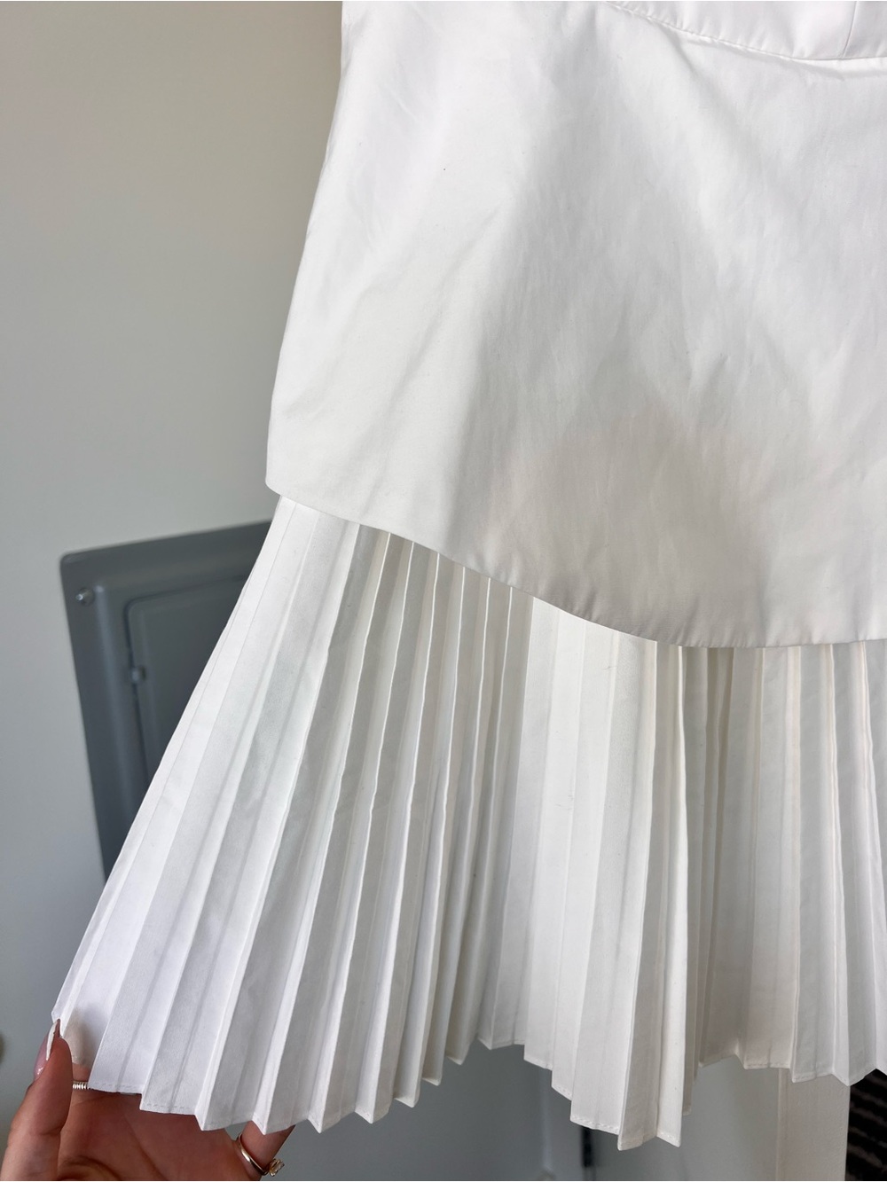 Showpo Izara Mini Dress White Sz US 8/Medium - Picture 3 of 15
